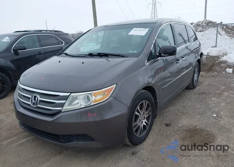 2011 Honda Odyssey Ex-L z USA, uszkodzony, nr VIN 5FNRL5H62BB096853